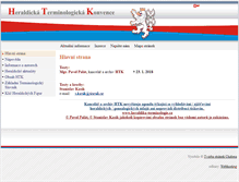 Tablet Screenshot of heraldika-terminologie.cz
